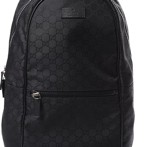 gucci monogram bag black|gucci black monogram backpack.